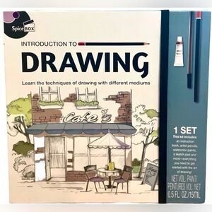 Introduction to Drawing: Techniques of Drawing w/ Different Mediums 17 Piece Kit